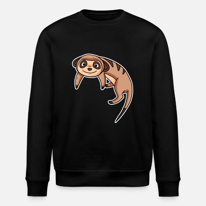 Erdmännchen - Stanley/Stella Unisex Bio-Sweatshirt ROLLER - Schwarz