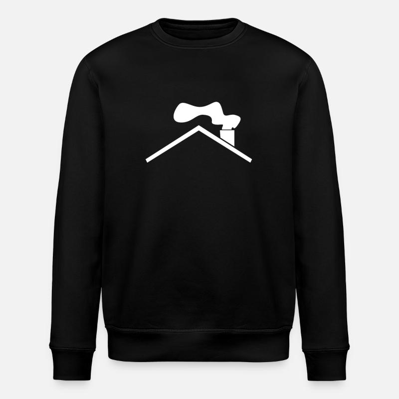 Dach - Stanley/Stella Unisex Bio-Sweatshirt ROLLER - Schwarz