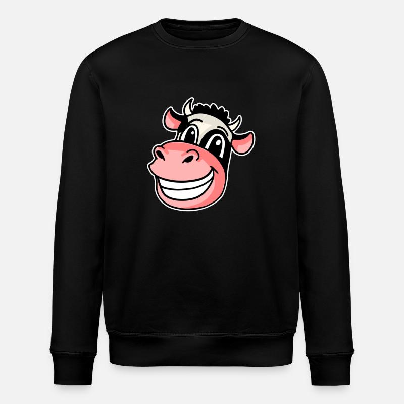 Tête de vache - Sweat bio ROLLER Stanley/Stella Unisexe - noir