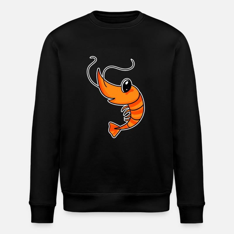 Crevettes crevettes - Sweat bio ROLLER Stanley/Stella Unisexe - noir