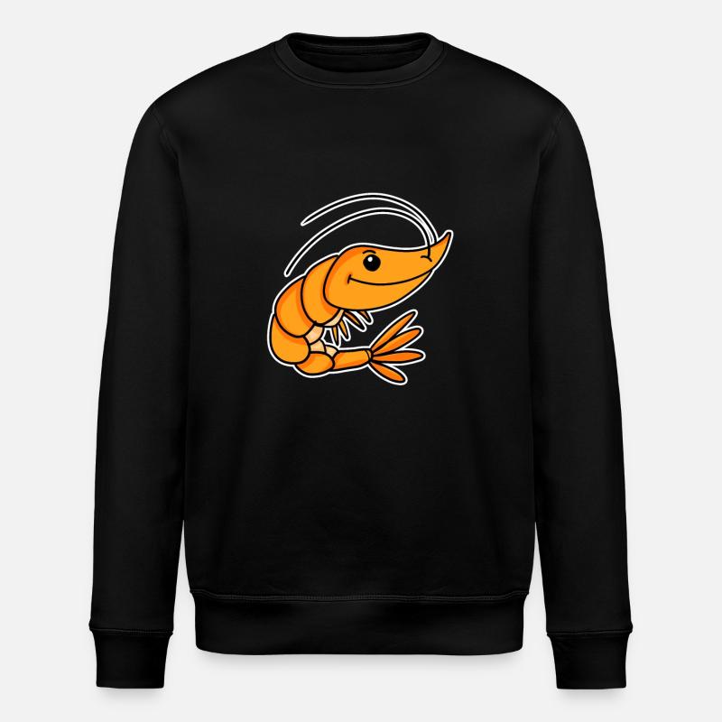 Crevette - Sweat bio ROLLER Stanley/Stella Unisexe - noir