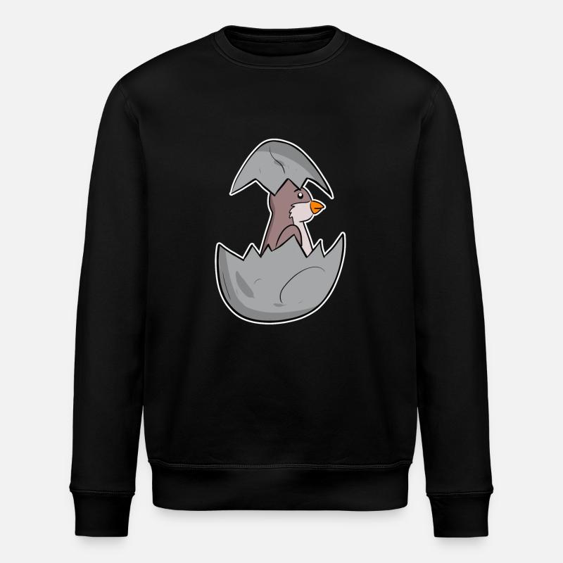 Baby House Sparrow - Stanley/Stella ROLLER Unisex Organic Sweatshirt - black