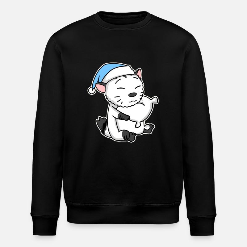Chat race American Bobtail - Sweat bio ROLLER Stanley/Stella Unisexe - noir