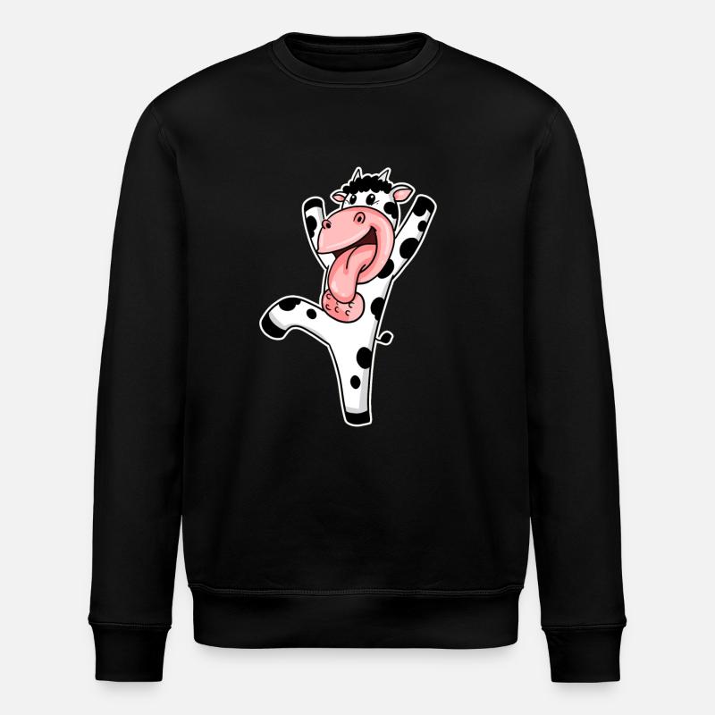Vache - Sweat bio ROLLER Stanley/Stella Unisexe - noir
