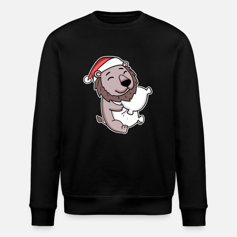 Lion Noël Sommeil Sommeil Sommeil - Sweat bio ROLLER Stanley/Stella Unisexe - noir
