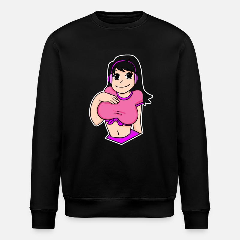 Anime - Stanley/Stella ROLLER Unisex Organic Sweatshirt - black