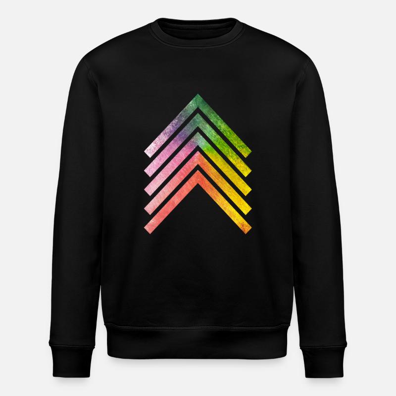 Flèche V1 - Sweat bio ROLLER Stanley/Stella Unisexe - noir