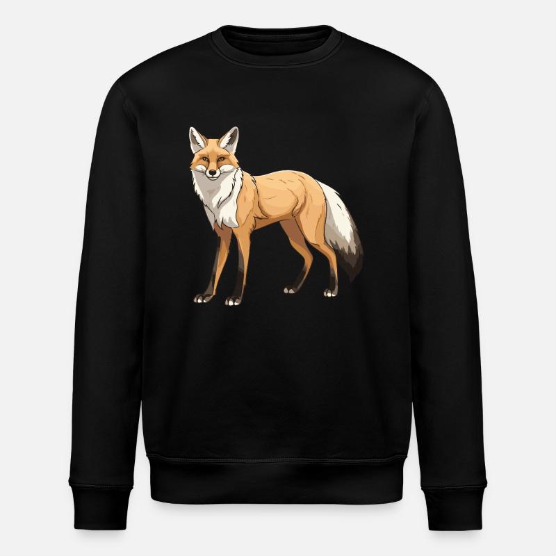 Fuchs Tier - Stanley/Stella Unisex Bio-Sweatshirt ROLLER - Schwarz