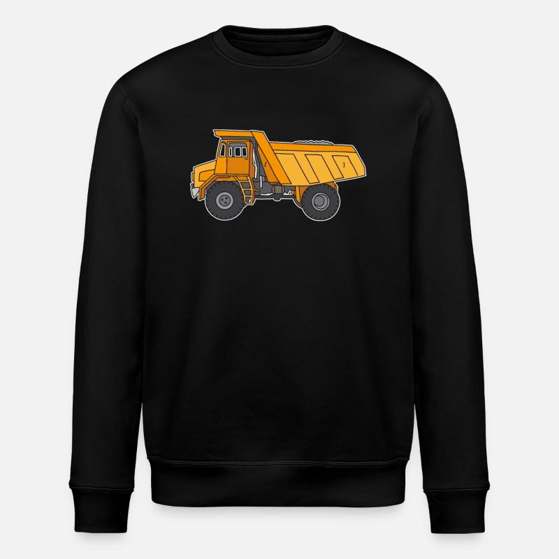 Kipplaster, Muldenkipper - Stanley/Stella Unisex Bio-Sweatshirt ROLLER - Schwarz