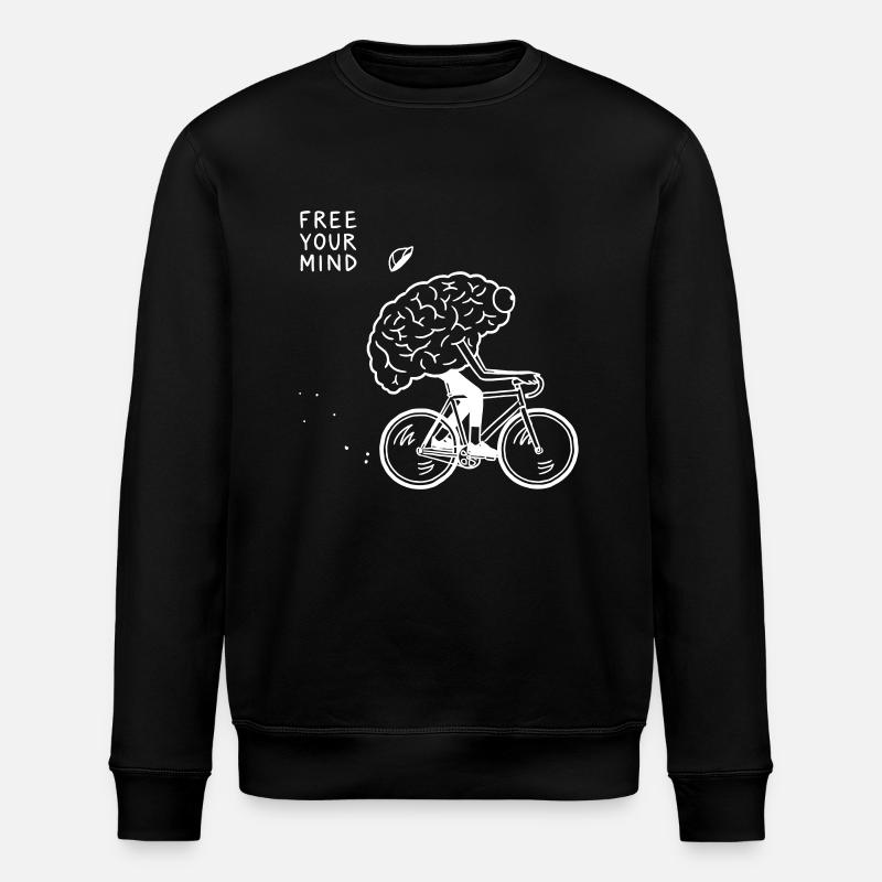 Free Your Mind - Stanley/Stella Unisex Bio-Sweatshirt ROLLER - Schwarz