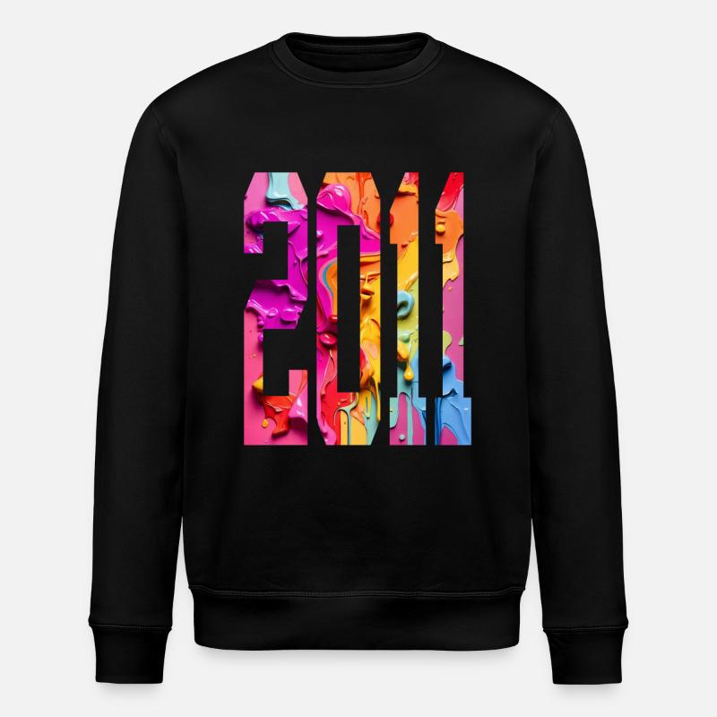 BUNT 15E ANNIVERSAIRE 2011 - Sweat bio ROLLER Stanley/Stella Unisexe - noir