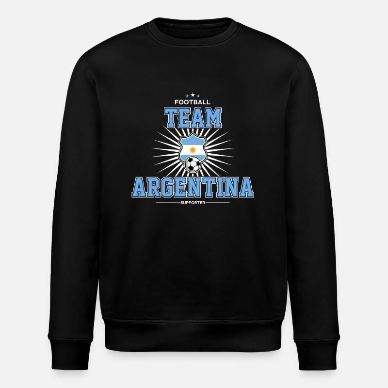 Argentine - Sweat bio ROLLER Stanley/Stella Unisexe - noir