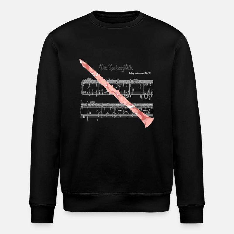 Clarinet e 225 - Stanley/Stella ROLLER Unisex Organic Sweatshirt - black