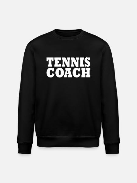 Tennis coach - Stanley/Stella ROLLER Unisex Organic Sweatshirt - black