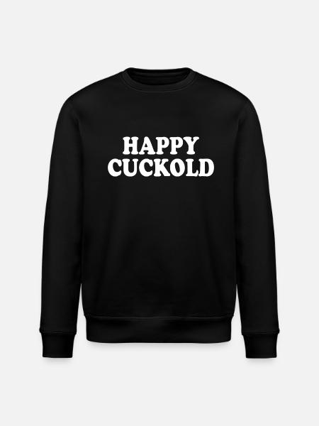 Happy cuckold - Stanley/Stella Unisex Bio-Sweatshirt ROLLER - Schwarz
