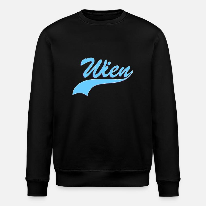 Wien - Stanley/Stella Unisex Bio-Sweatshirt ROLLER - Schwarz