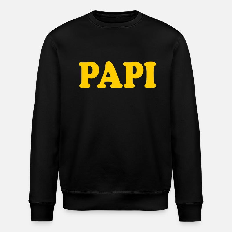 Papi - Stanley/Stella Unisex Bio-Sweatshirt ROLLER - Schwarz