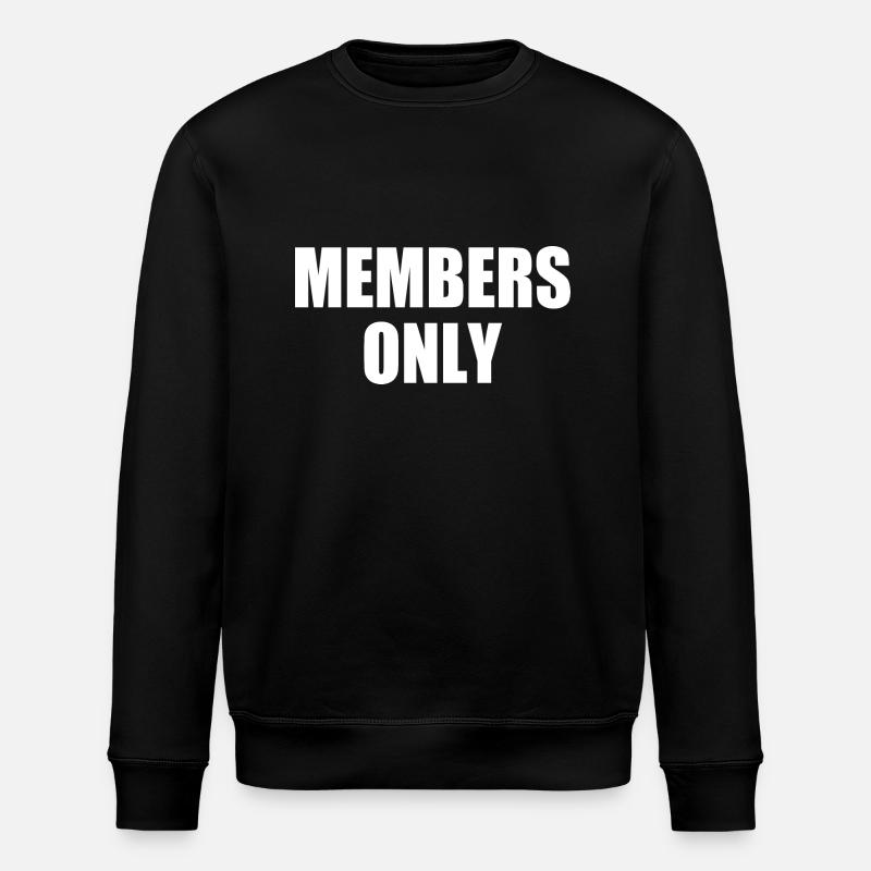 Members only - Sweat bio ROLLER Stanley/Stella Unisexe - noir