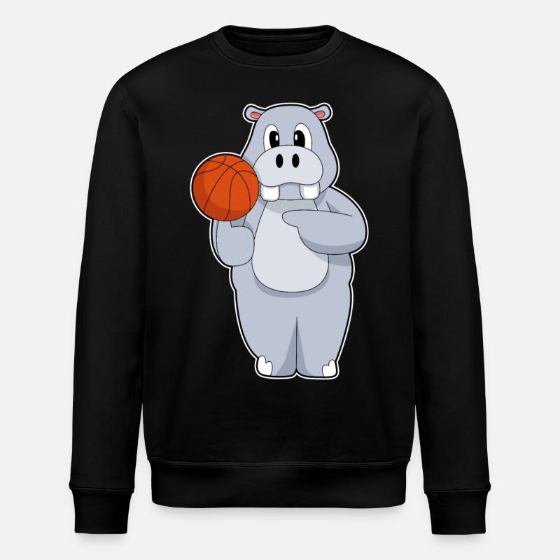 Hippo Basketteur Basketteur - Sweat bio ROLLER Stanley/Stella Unisexe - noir