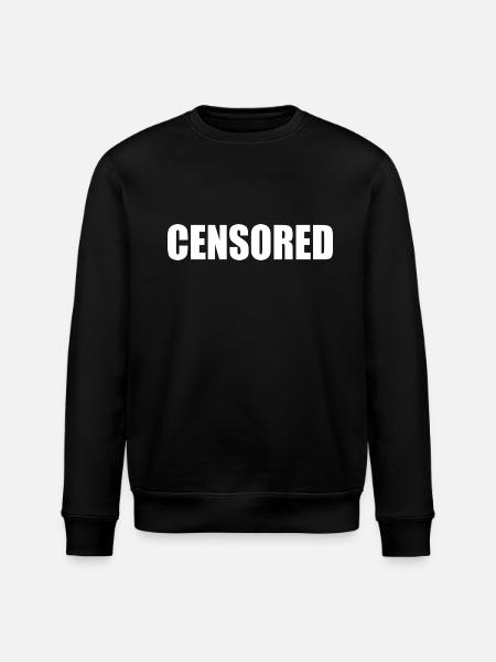 censored - Stanley/Stella ROLLER Unisex Organic Sweatshirt - black