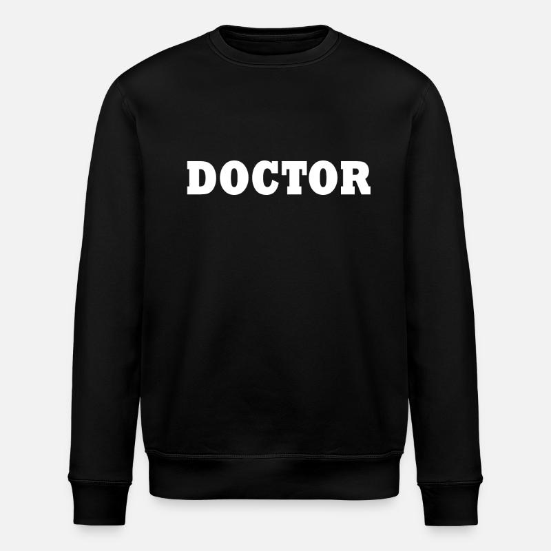 Doctor - Stanley/Stella ROLLER Unisex Organic Sweatshirt - black