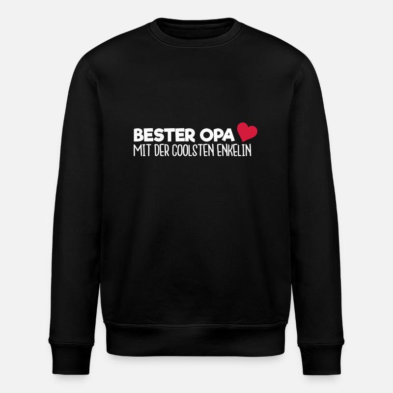 Bester Opa - Stanley/Stella Unisex Bio-Sweatshirt ROLLER - Schwarz