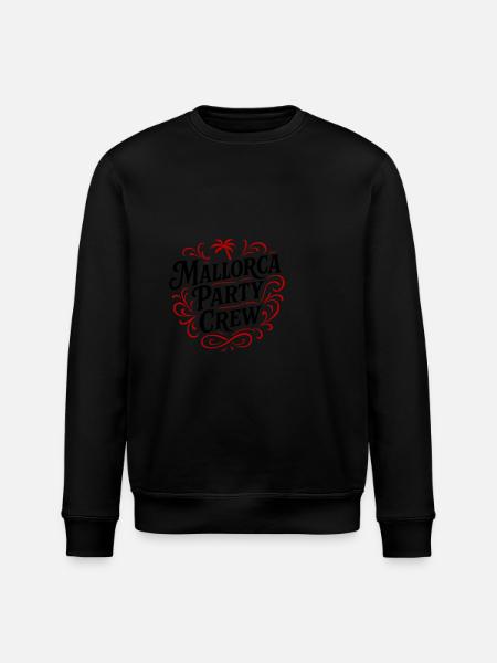 Mallorca Party Crew - Stanley/Stella ROLLER Unisex Organic Sweatshirt - black
