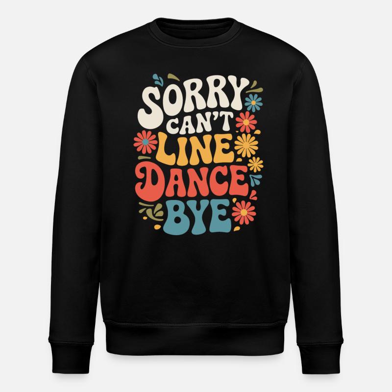 Line Dancing Dancing Dancers - Stanley/Stella ROLLER Unisex Organic Sweatshirt - black