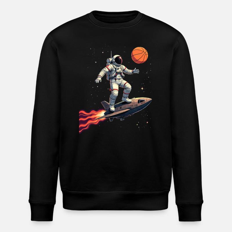 Basketball astronaute vaisseau spatial cadeau - Sweat bio ROLLER Stanley/Stella Unisexe - noir