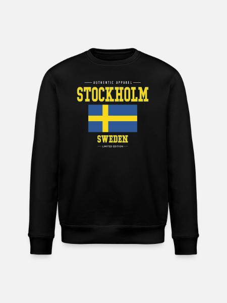Stockholm - Stanley/Stella ROLLER Unisex Organic Sweatshirt - black