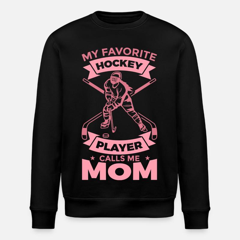 Eishockey Mama - Stanley/Stella Unisex Bio-Sweatshirt ROLLER - Schwarz