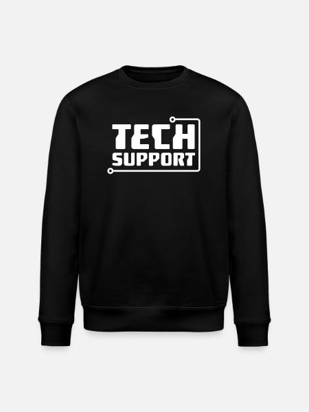 Tech Support - Stanley/Stella ROLLER Unisex Organic Sweatshirt - black