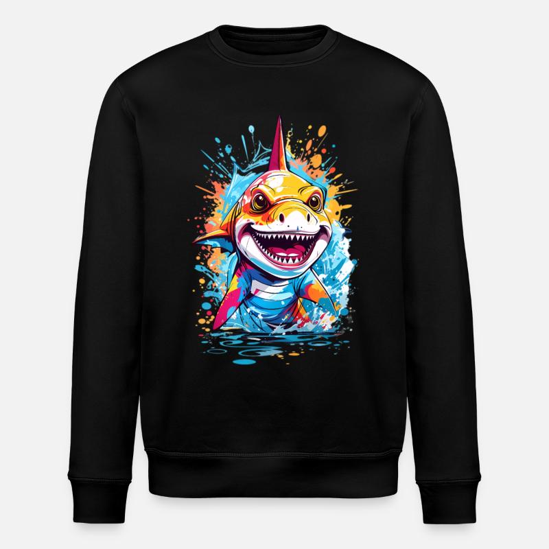 Requin - Sweat bio ROLLER Stanley/Stella Unisexe - noir