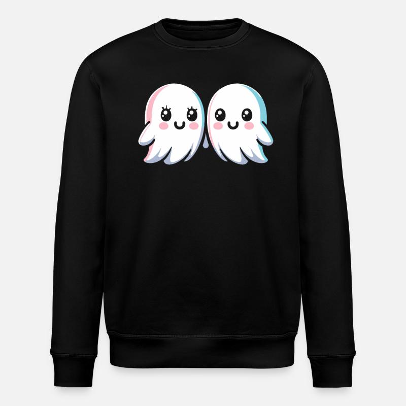 Fantôme d’Halloween - Sweat bio ROLLER Stanley/Stella Unisexe - noir