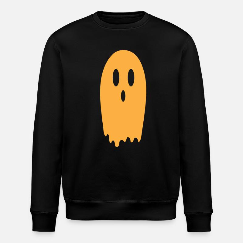 Halloween Ghost - Stanley/Stella ROLLER Unisex Organic Sweatshirt - black