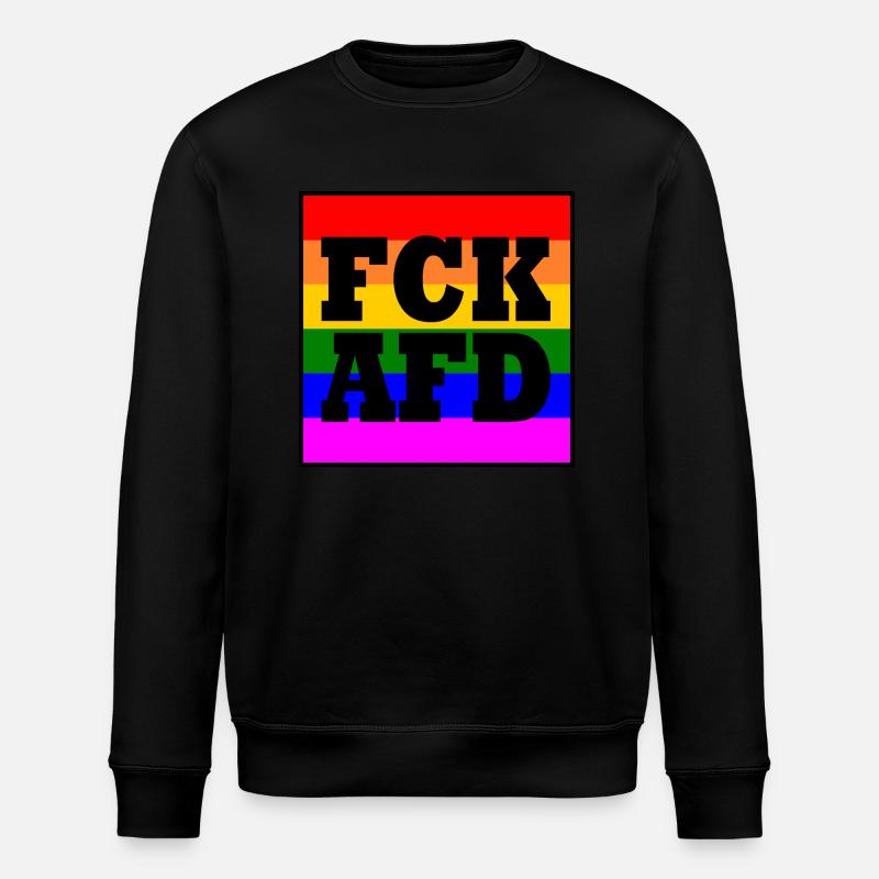 Fck afd - Stanley/Stella Unisex Bio-Sweatshirt ROLLER - Schwarz