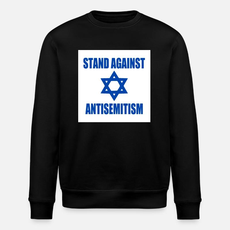 stand against antisemitism - Sweat bio ROLLER Stanley/Stella Unisexe - noir