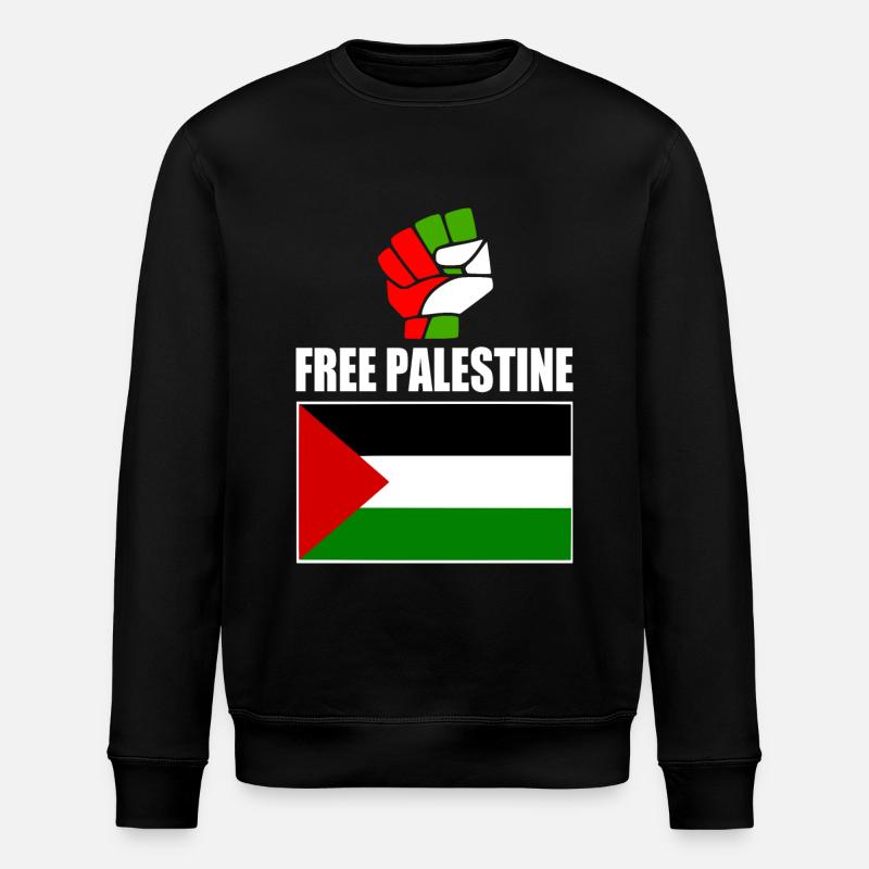 Free palestine - Sweat bio ROLLER Stanley/Stella Unisexe - noir