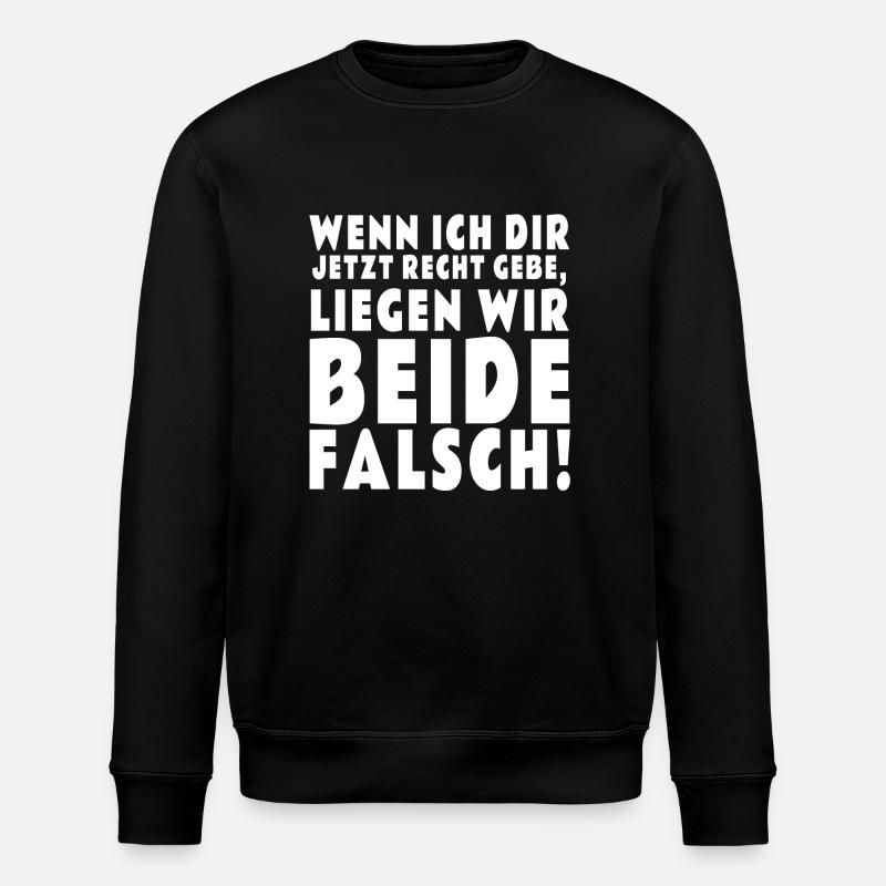 Right - Stanley/Stella ROLLER Unisex Organic Sweatshirt - black