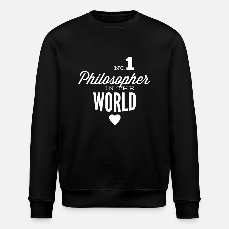 Meilleur philosophe du monde - Sweat bio ROLLER Stanley/Stella Unisexe - noir