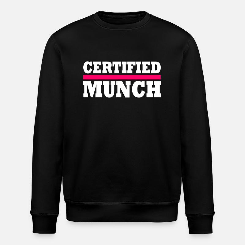 Certified munch - Sweat bio ROLLER Stanley/Stella Unisexe - noir
