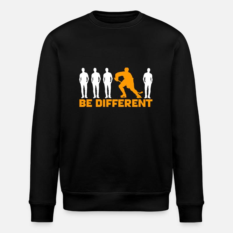 Hockey - Be different - Sweat bio ROLLER Stanley/Stella Unisexe - noir