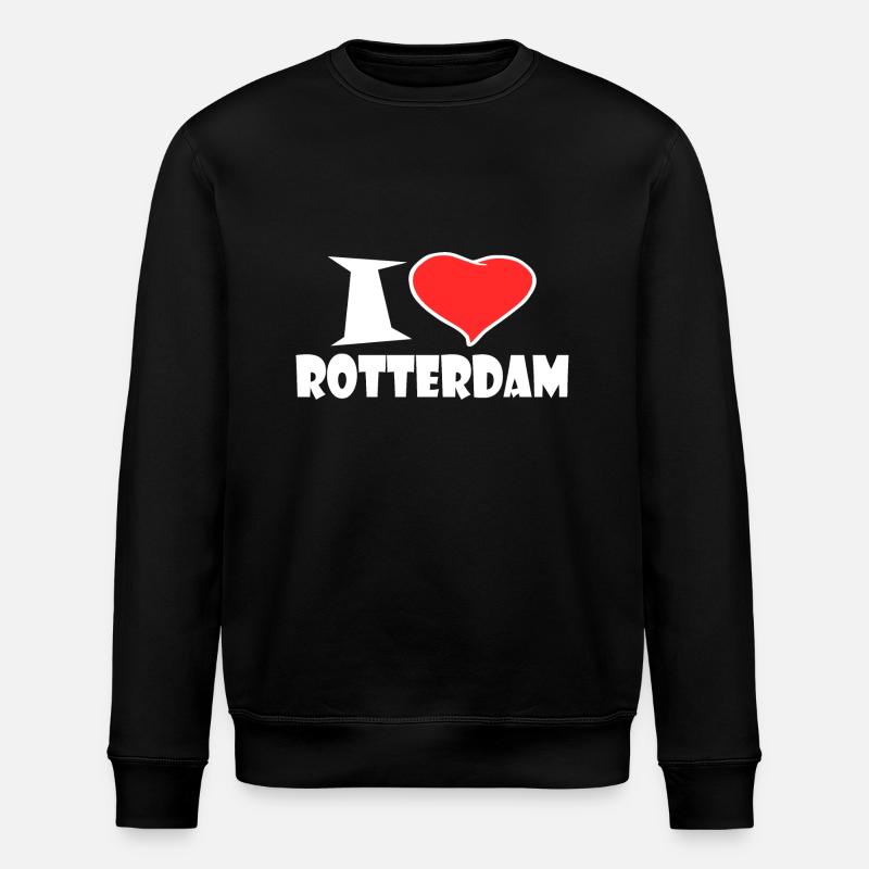 Rotterdam - Stanley/Stella ROLLER Unisex Organic Sweatshirt - black