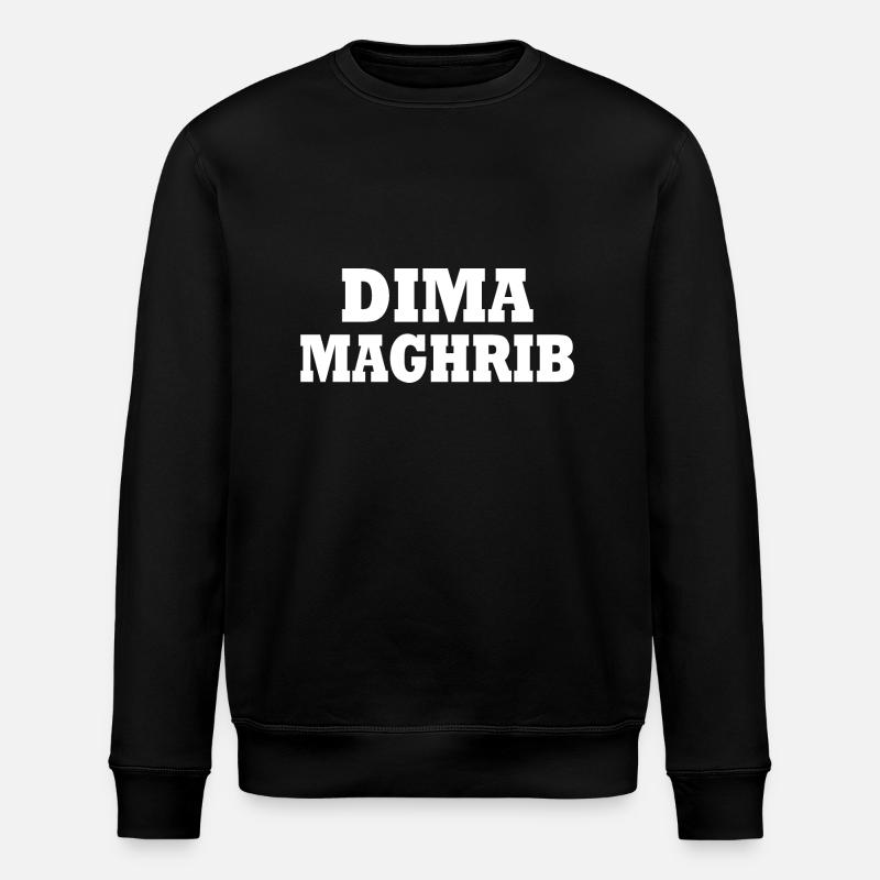 Dima maghrib - Sweat bio ROLLER Stanley/Stella Unisexe - noir