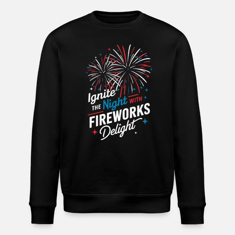 Pyrotechnics Fireworks Pyrotechnics - Stanley/Stella ROLLER Unisex Organic Sweatshirt - black