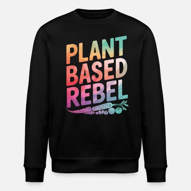 Végétarien Végétalien Végétarien Végétarien - Sweat bio ROLLER Stanley/Stella Unisexe - noir