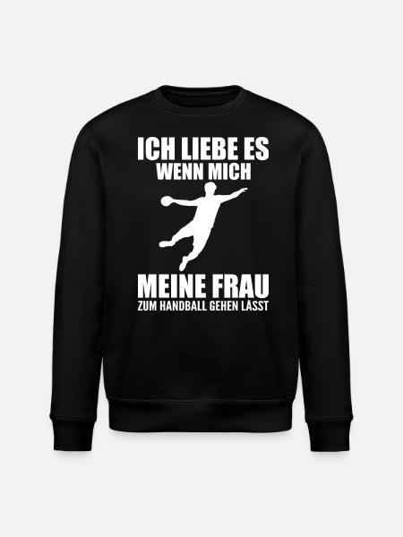 Handball Player Handball Gift - Stanley/Stella ROLLER Unisex Organic Sweatshirt - black