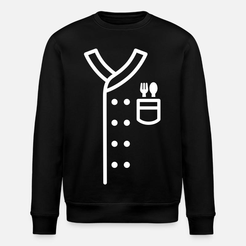 Chef chef chef costume cadeau - Sweat bio ROLLER Stanley/Stella Unisexe - noir