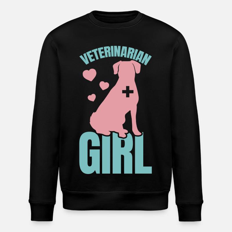 Tierärztin - Stanley/Stella Unisex Bio-Sweatshirt ROLLER - Schwarz