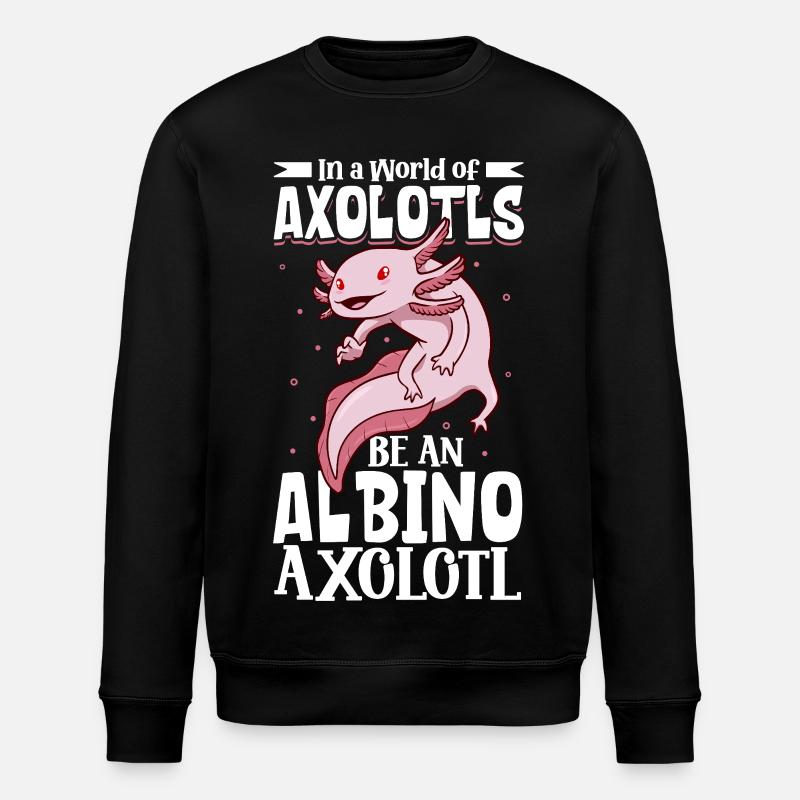 Soyez un axolotl albinos - Sweat bio ROLLER Stanley/Stella Unisexe - noir